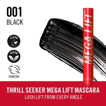 Mascara Rimmel London Thrill Seeker Mega Lift, Black, 10ml [3922] - Img 3