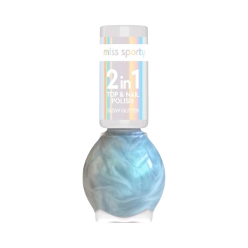 Oja de unghii Miss Sporty Glow Glitter 60 Blue [3186]