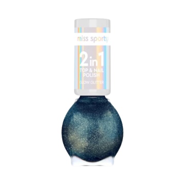 Oja de unghii Miss Sporty Glow Glitter 70 Navy [3209]