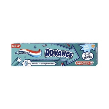 Pasta de dinti Aquafresh Advance 9-12 Ani pentru copii, 75 ml [5940/5348]