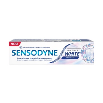 Pasta de dinti Sensodyne Advanced White Deep Clean, 75 ml [7540]