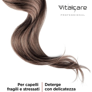 Sampon pentru par fragil si stresatVitalcare Keratin, 500 ml [5093] - Img 3
