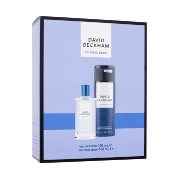Set cadou David Beckham Classic Blue cu apa de toaleta 100 ml si deodorant 150 ml [3321]