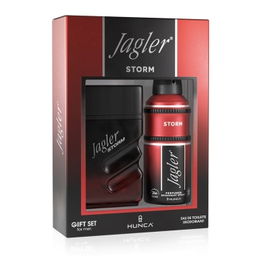 Set cadou Jagler Storm cu apa de toaleta si deodorant [1376]