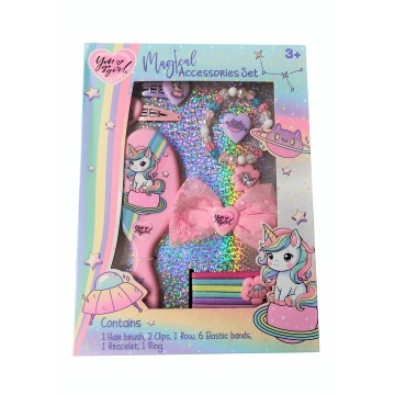 Set cadou You Go Girl cu accesorii de par si perie Vya063 [2473]