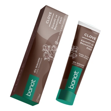 Set pasta de dinti Banat Clove 50 ml, 1+1, 2 bucati [0628]