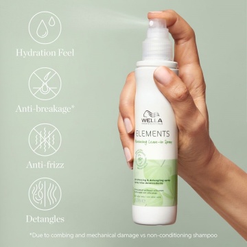 Spray de par fara clatire Elements Renewing cu efect anti-electrizare, 150 ml, Wella Professionals - Img 5