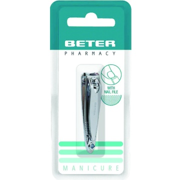 Unghiera de manichiura curbata cu pila pentru unghii Beter Pharma [1251]
