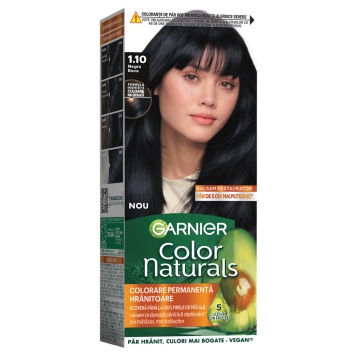 Vopsea de par Garnier Color Naturals 1,10 Negru Rece