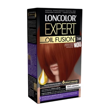 Vopsea de par Loncolor Expert Oil Fusion 7,44 Aramiu Intens
