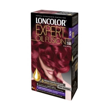 Vopsea de par Loncolor Expert Oil Fusion 7,62 Rosu Intens