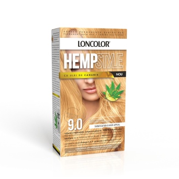 Vopsea de par Loncolor Hempstyle Nou 9,0 Blond Deschis