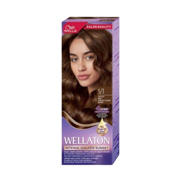 Vopsea de par Wellaton saten auriu stralucitor 5/3