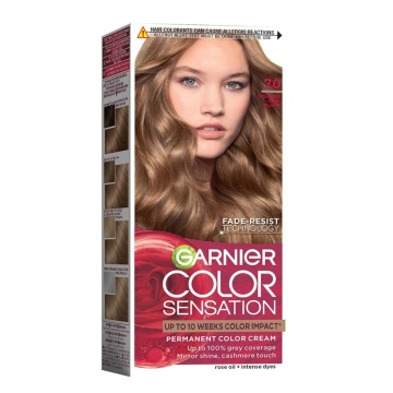 Vopsea permanenta de par cu amoniac Garnier Color Sensation 7,0 Blond Opal Delicat