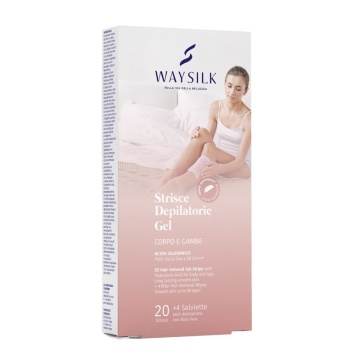 Waysilk Benzi Ceara Gel Epilare Corp si Picioare x20 si servetele dupa epilat x4 [6295]