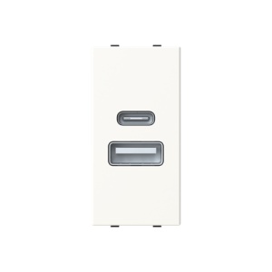 USB Utičnica 1M ZN Bela