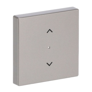Maska tastera 1/1 Simbol roletne Stainless steel - Img 3