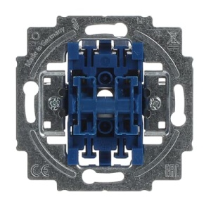 Flush Mounted Inserts Single push button Intermediate switch 10 A
