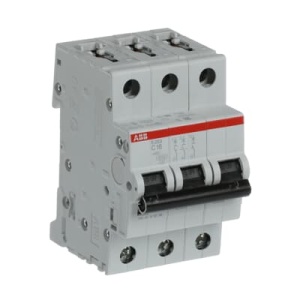 S203-C16, Tropolni automatski osigurač 16A, C karakteristika, Icn=6kA, Icu=10kA - Img 3