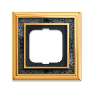 Jednostruki ram BD polished brass decor anthracite