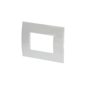 Cover plate, 3 modules, WHITE - Img 2