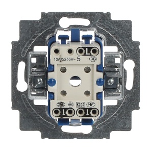 Flush Mounted Inserts Single push button Intermediate switch 10 A - Img 4
