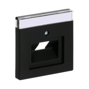 Maska za 1 RJ 45 FL Crna mat - Img 3