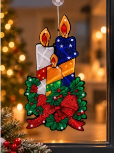 Lumânări festive cu LED multicolor - Img 2