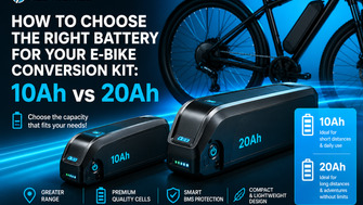 How to Choose the Battery for Your E-Bike Conversion Kit: 10Ah vs 20Ah | All4eBikes