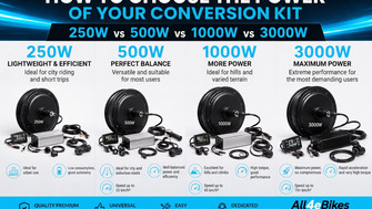 How to Choose Your eBike Conversion Kit Power: 250W vs 500W vs 1000W vs 3000W | All4eBikes