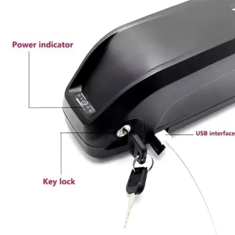 Acumulator eBike 48V 17.5Ah cu suport montaj și sistem de prindere inclus