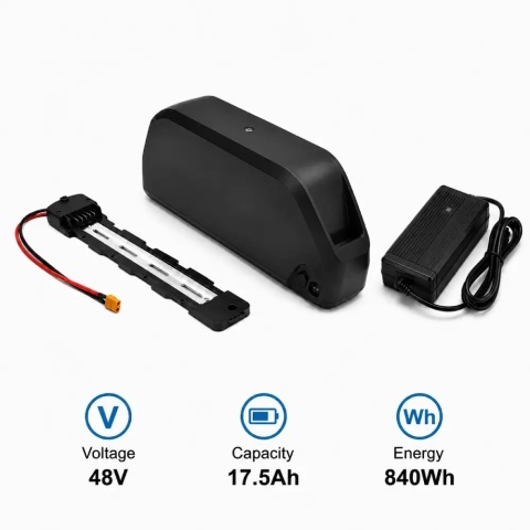 48V 17.5Ah Downtube E-Bike Battery