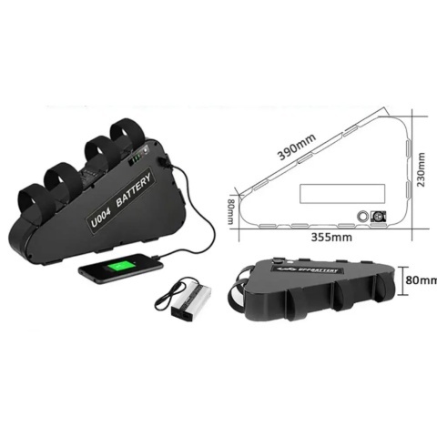 Kit accesorii și cabluri pentru baterie triunghiulară eBike 48V 20Ah