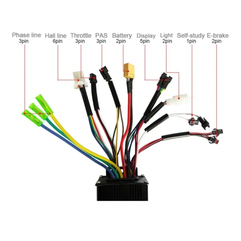 Controller E-Bike 48V-72V 60A - Img 2