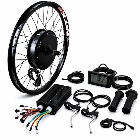 3000W Rear Hub Motor E-Bike Conversion Kit