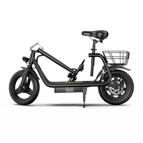 Apefox C14 Seated Electric Scooter | Basket, 50 km | All4eBikes - Img 9
