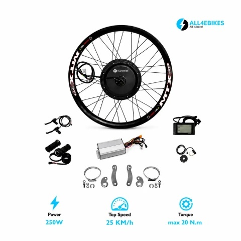 250W Rear Hub Motor E-Bike Conversion Kit MTX