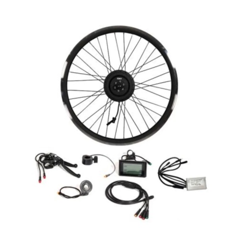 Motor brushless 3000W butuc spate – vedere stator față kit eBike