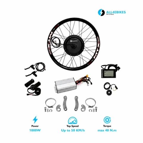 1000W Rear Hub Motor E-Bike Conversion Kit MTX