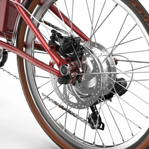 Onesport OT02 Pro Folding E-Bike | 20" Shimano 7 | All4eBikes - Img 6