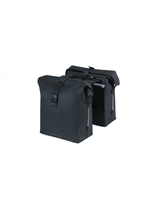 Geanta dubla pentru bicicleta Basil SoHo MIK 41l, neagra