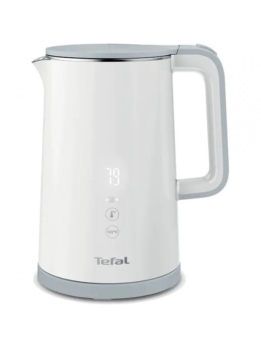 Fierbator Tefal Sense KE14 (KO693110) 1,5L 1800W, alb gri