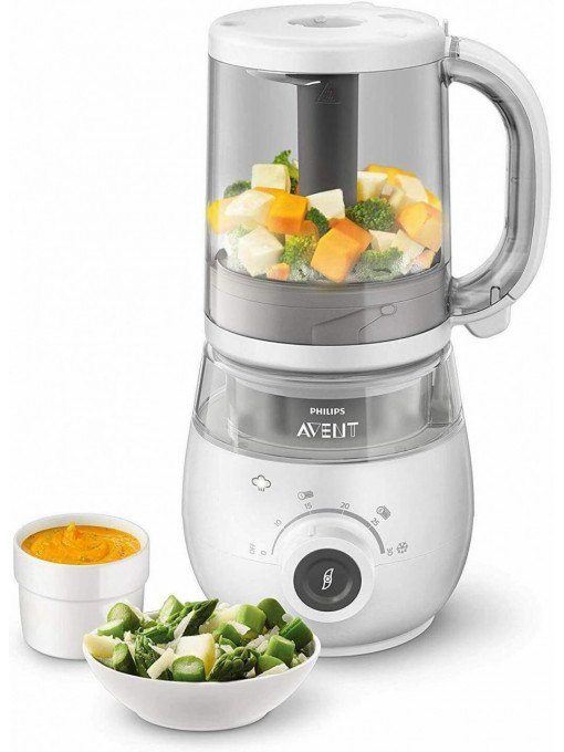 Aparat de gatit cu abur si blender 4in1 Philips Avent SCF88301