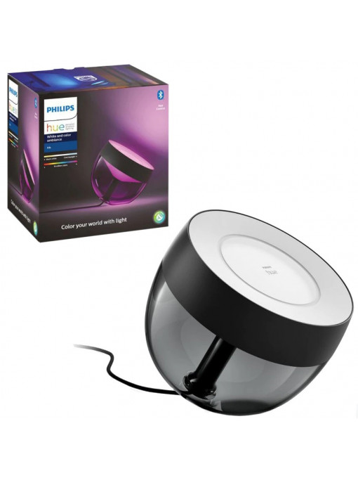 Lampa de masa Philips Hue Iris neagra