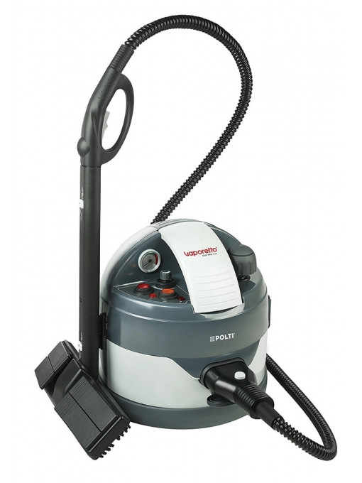 Aparat de curătat cu abur Polti Vaporetto Eco Pro 3.0, 2000 W, Emisie Abur 110 g/min, Presiune Abur 4.5 BAR, Gri – fără accesorii