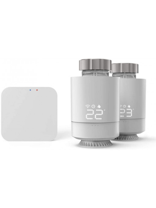 Hama Control încălzire WLAN, 2 termostate inteligente pentru radiatoare + control central
