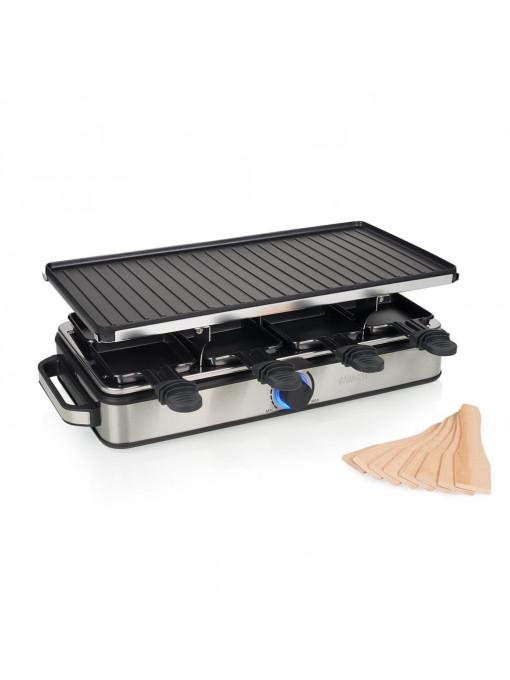 Gratar electric cu raclete Princess Deluxe 162645, 8 persoane