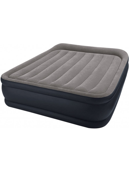 Saltea gonflabilă Intex Dura-Beam Plus, cu pompă eletrică (152 x 203 x 42 cm)