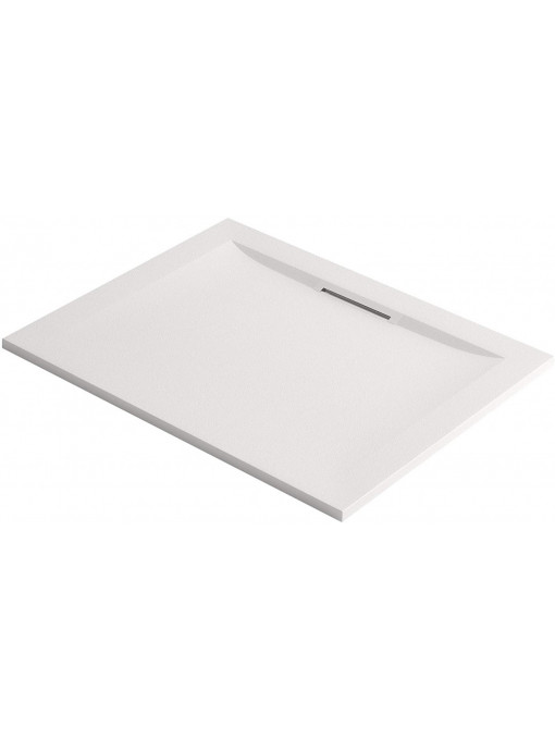 Cădiță duș Jacob Delafon Flight Pure 100x80, alb mat, antiderapantă