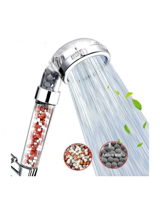 Para de dus cu granule minerale + furtun 150cm